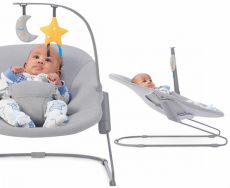 Дитячий шезлонг Kinderkraft Calmee Grey